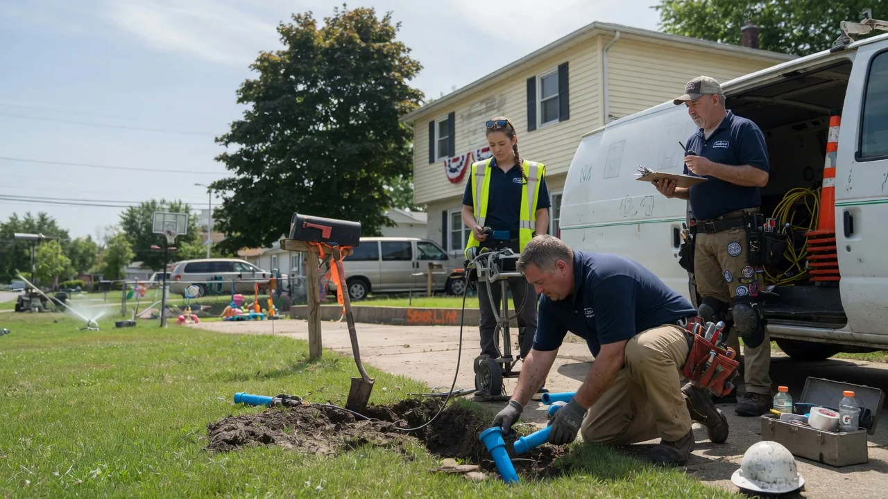 Slab Leak Repair in Saline, MI near me